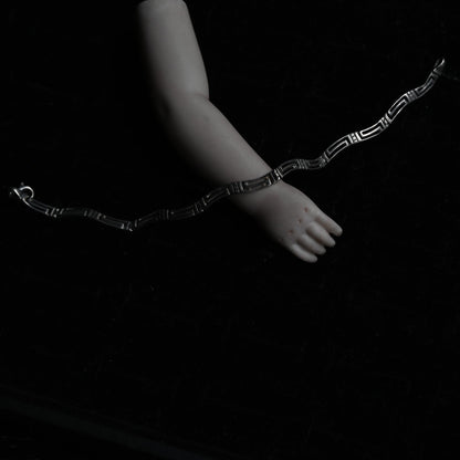 Vintage&nbsp; Geometric Link Bracelet｛RM-00220｝