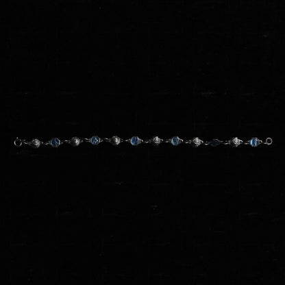 Vintage Blue Guilloché Enamel Bracelet｛RM-00215｝