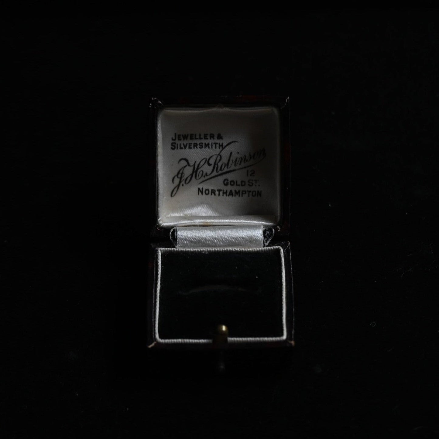 J. H. Robinson Ring Case"Dark Amber Brown"｛RB-00915｝