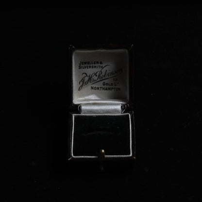 J. H. Robinson Ring Case"Dark Amber Brown"｛RB-00915｝