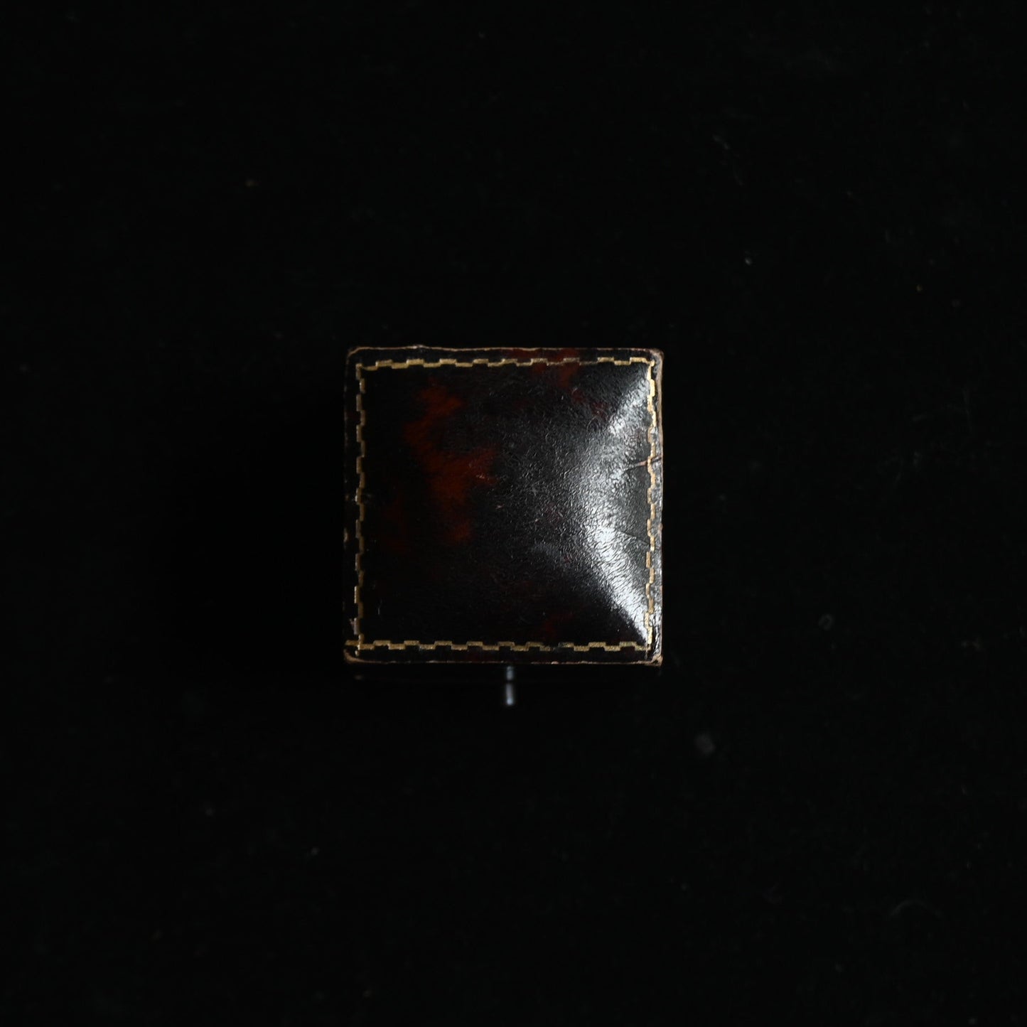 J. H. Robinson Ring Case"Dark Amber Brown"｛RB-00915｝