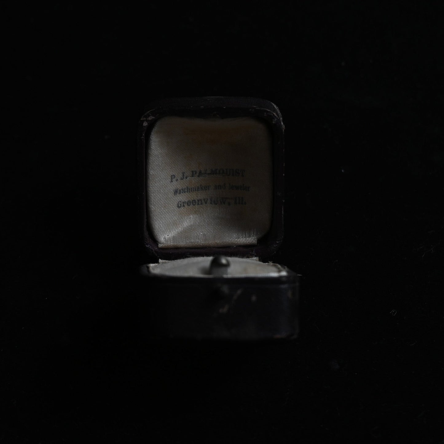 P. J. Palmquist, Greenville Ring Case"Dark Bordeaux"｛RB-00916｝