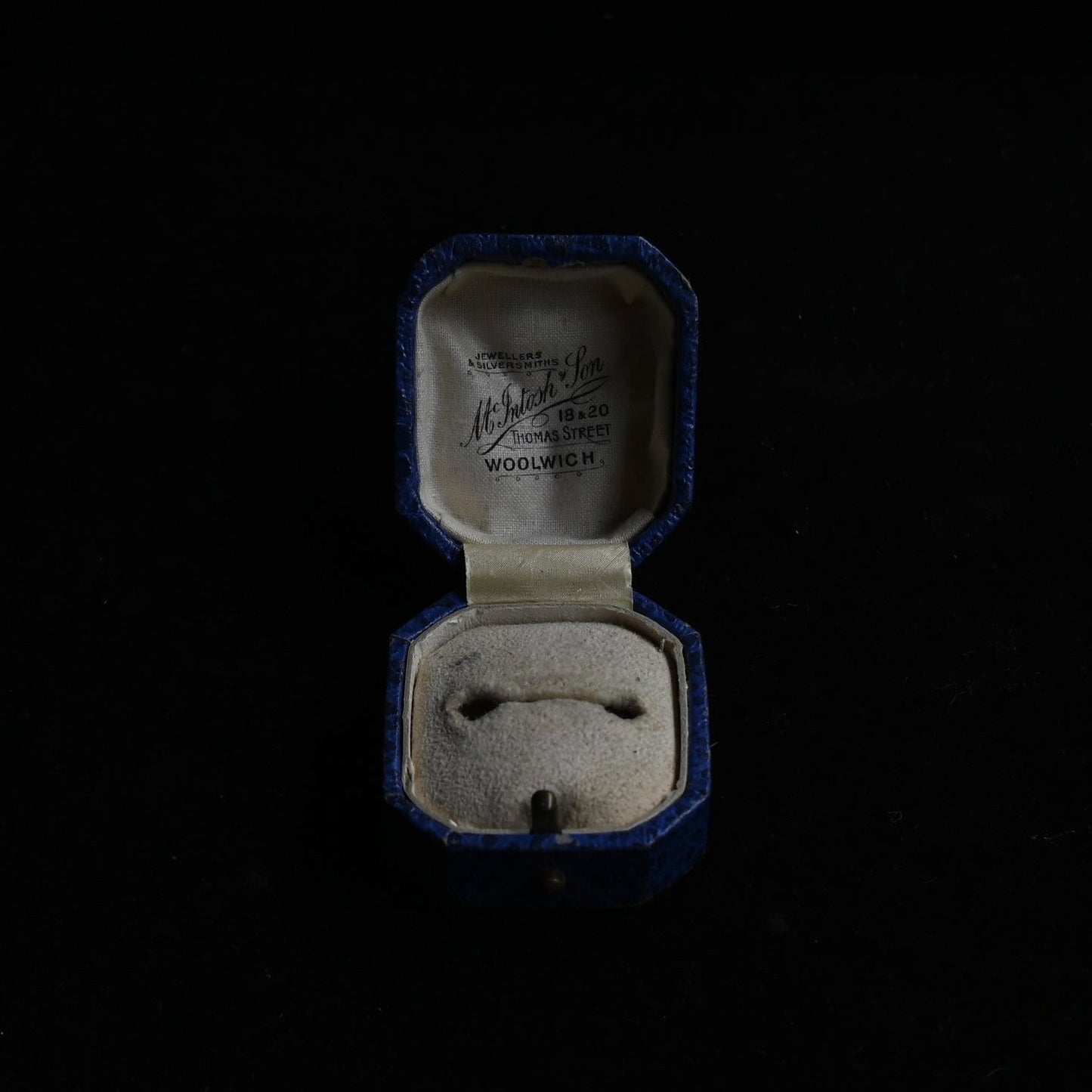 M.S. WOOLWICH Ring Case" Cobalt Blue "｛RB-00920｝