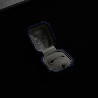 M.S. WOOLWICH Ring Case" Cobalt Blue "｛RB-00920｝
