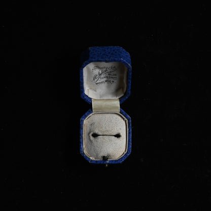 M.S. WOOLWICH Ring Case" Cobalt Blue "｛RB-00920｝