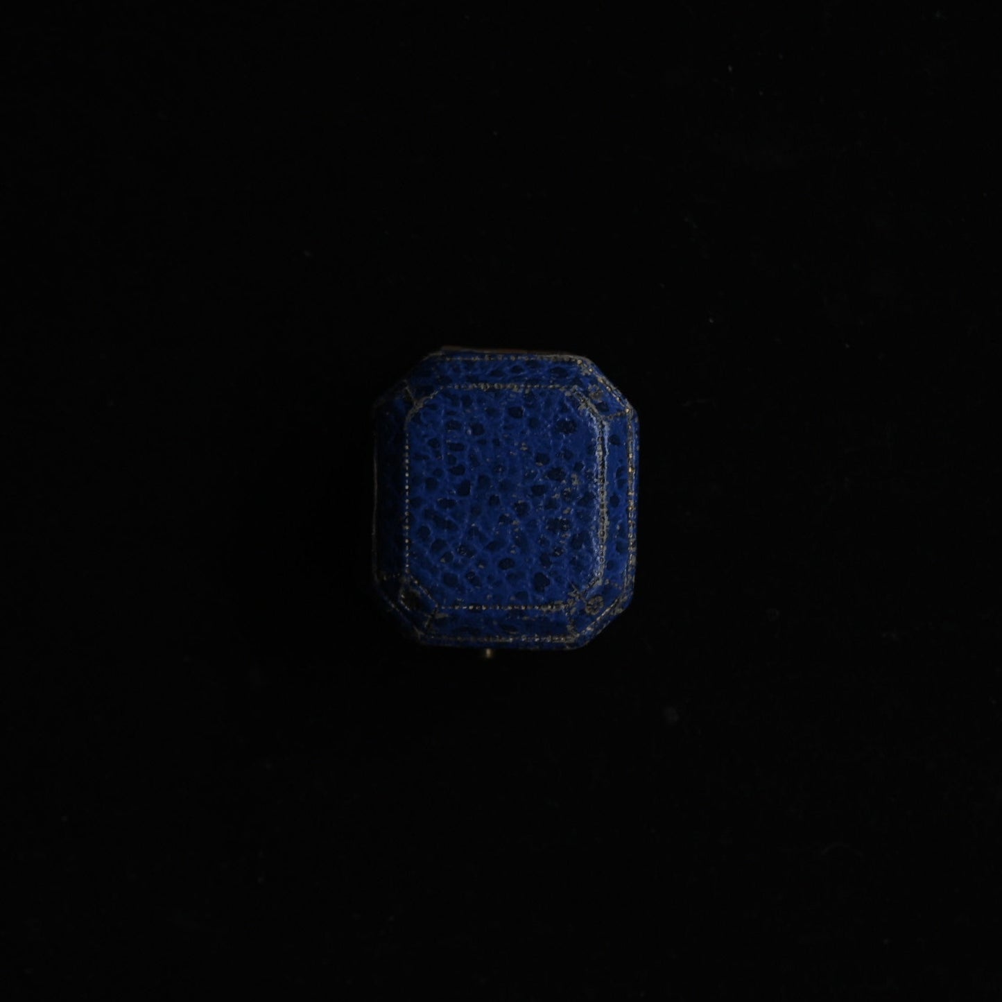 M.S. WOOLWICH Ring Case" Cobalt Blue "｛RB-00920｝