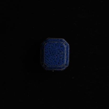 M.S. WOOLWICH Ring Case" Cobalt Blue "｛RB-00920｝