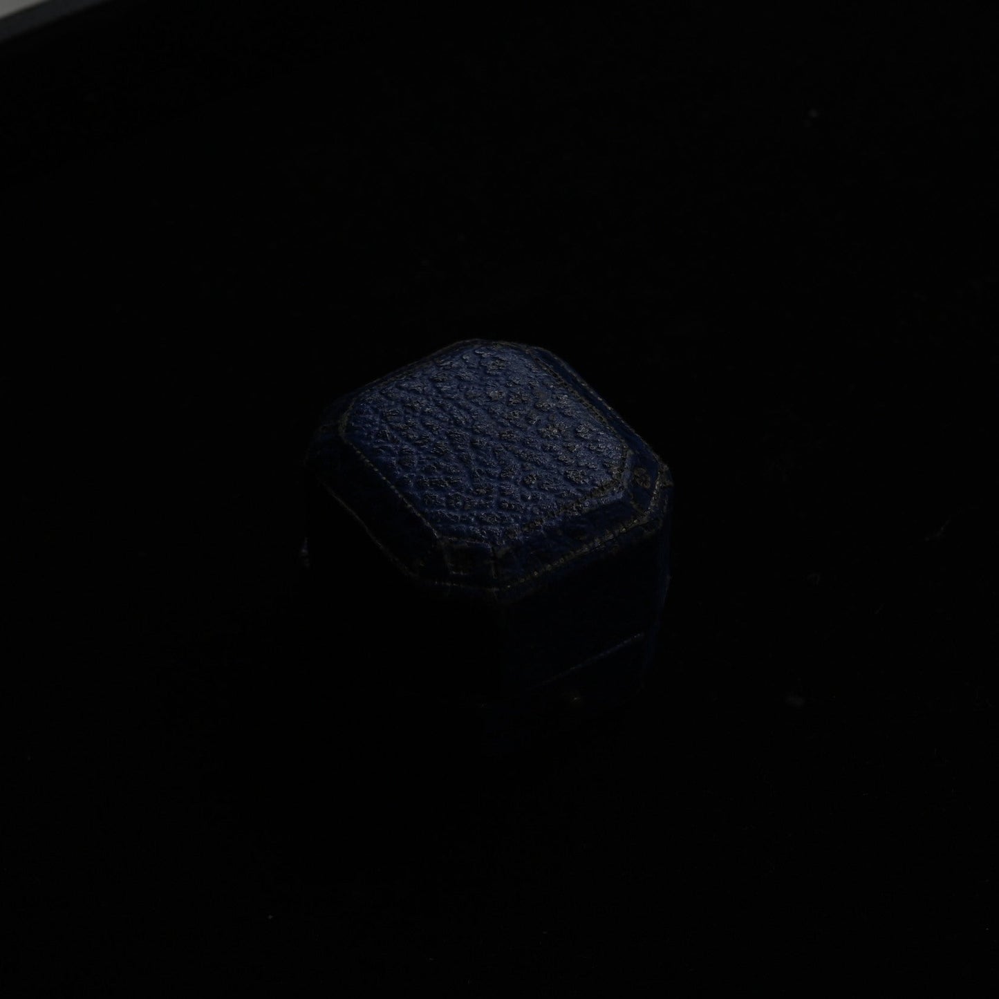 M.S. WOOLWICH Ring Case" Cobalt Blue "｛RB-00920｝