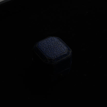 M.S. WOOLWICH Ring Case" Cobalt Blue "｛RB-00920｝