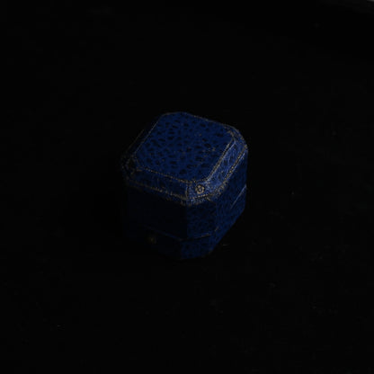 M.S. WOOLWICH Ring Case" Cobalt Blue "｛RB-00920｝