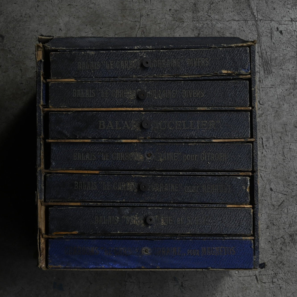 Parts Cabinet "Carbone Lorraine"｛RB-00133｝