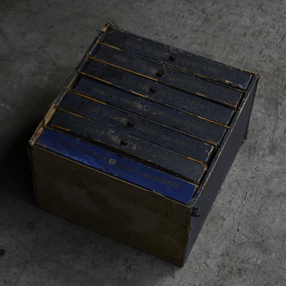 Parts Cabinet "Carbone Lorraine"｛RB-00133｝