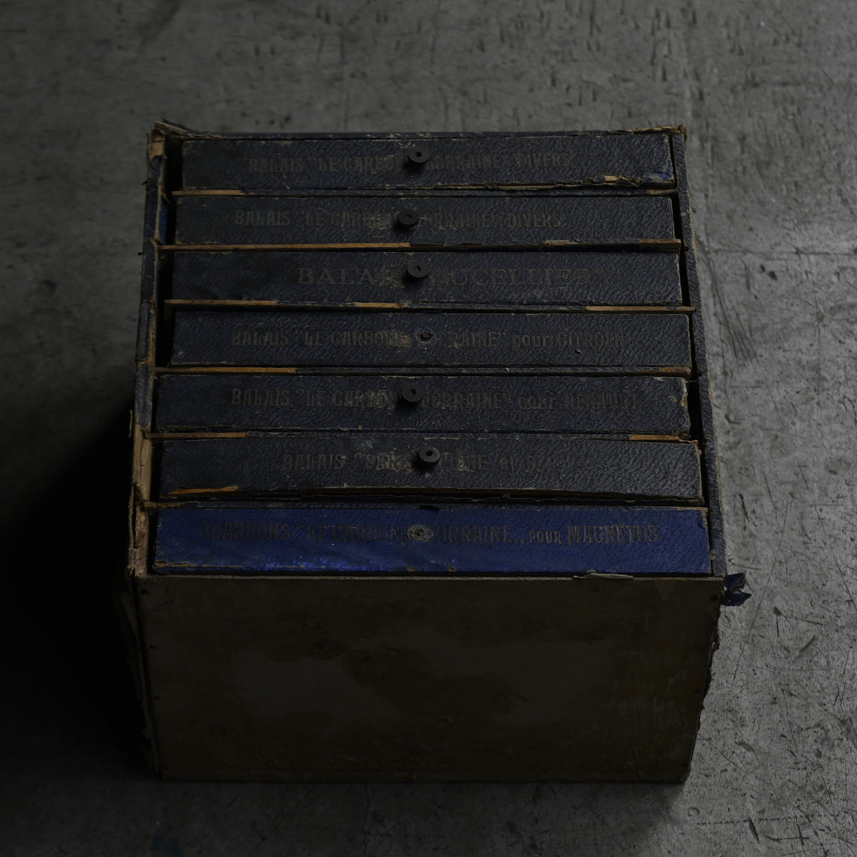 Parts Cabinet "Carbone Lorraine"｛RB-00133｝