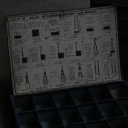 Parts Cabinet "Carbone Lorraine"｛RB-00133｝