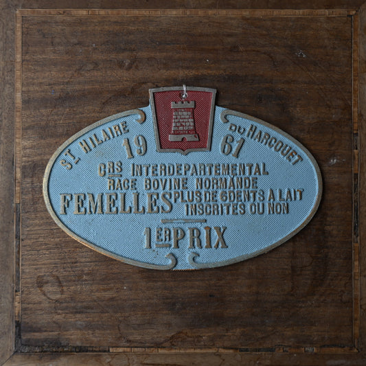 French Agricultural Award Plaque｛R-00620｝