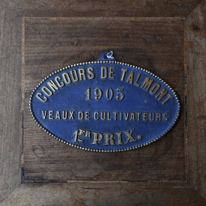French Agricultural Award Plaque｛R-00626｝