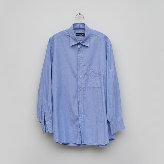 Christian Dior / Saxe Blue Shirt｛F-00847｝