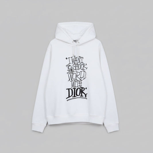 Dior × Shawn Stussy / White Hoodie｛F-00821｝