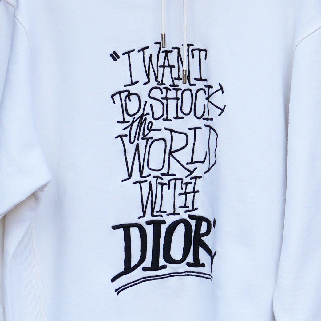 Dior × Shawn Stussy / White Hoodie｛F-00821｝