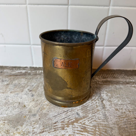 French Brass Ale Tankard Planter(large)｛F-009013｝
