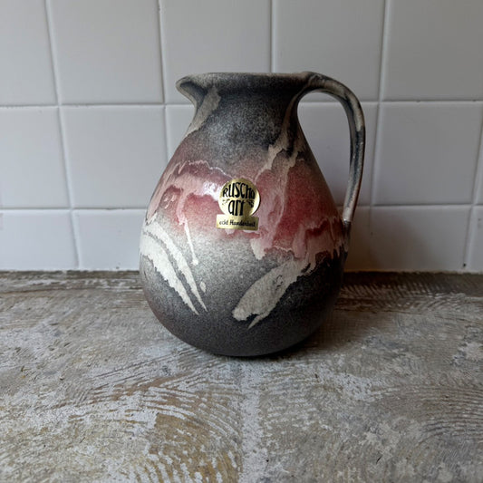 Vintage Ruscha Art Fat Lava Pitcher｛F-009020｝
