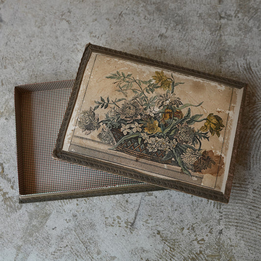 Vintage Box flower｛F-009022｝