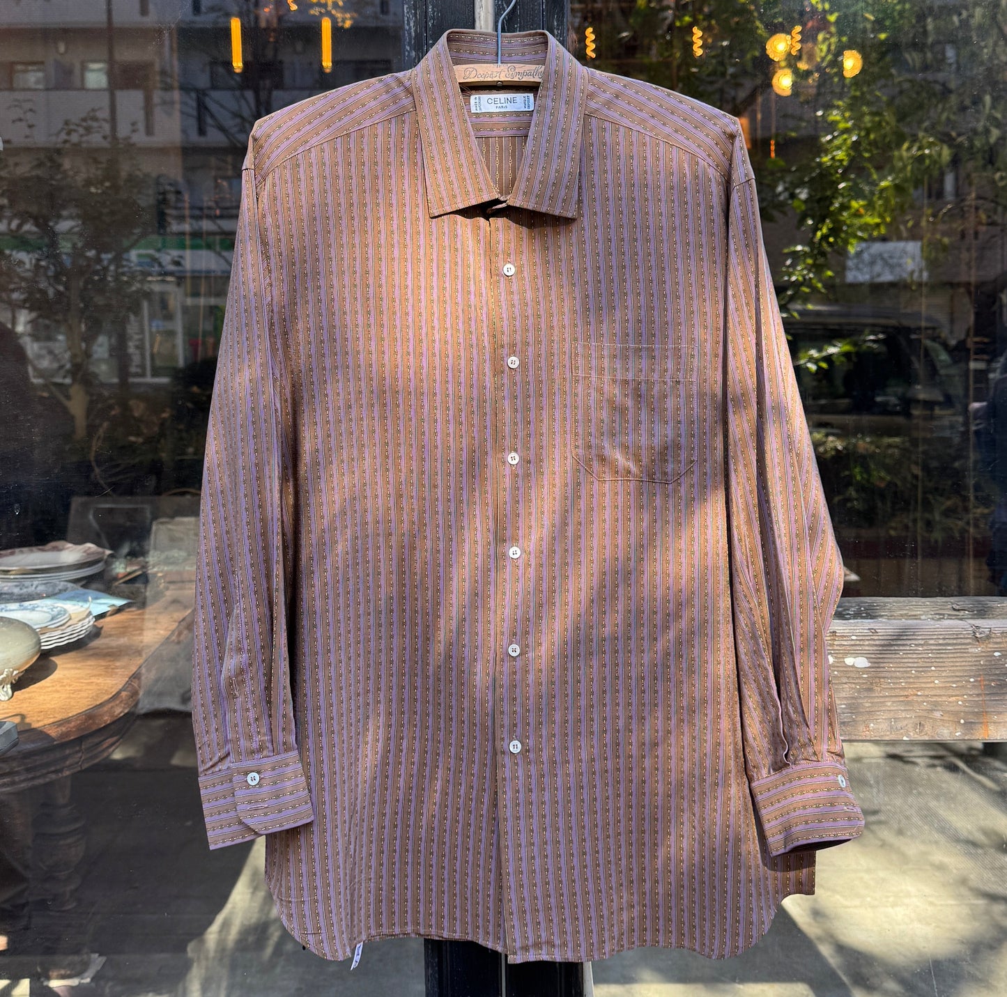 CELINE / Chain Print Shirts｛R-01008｝