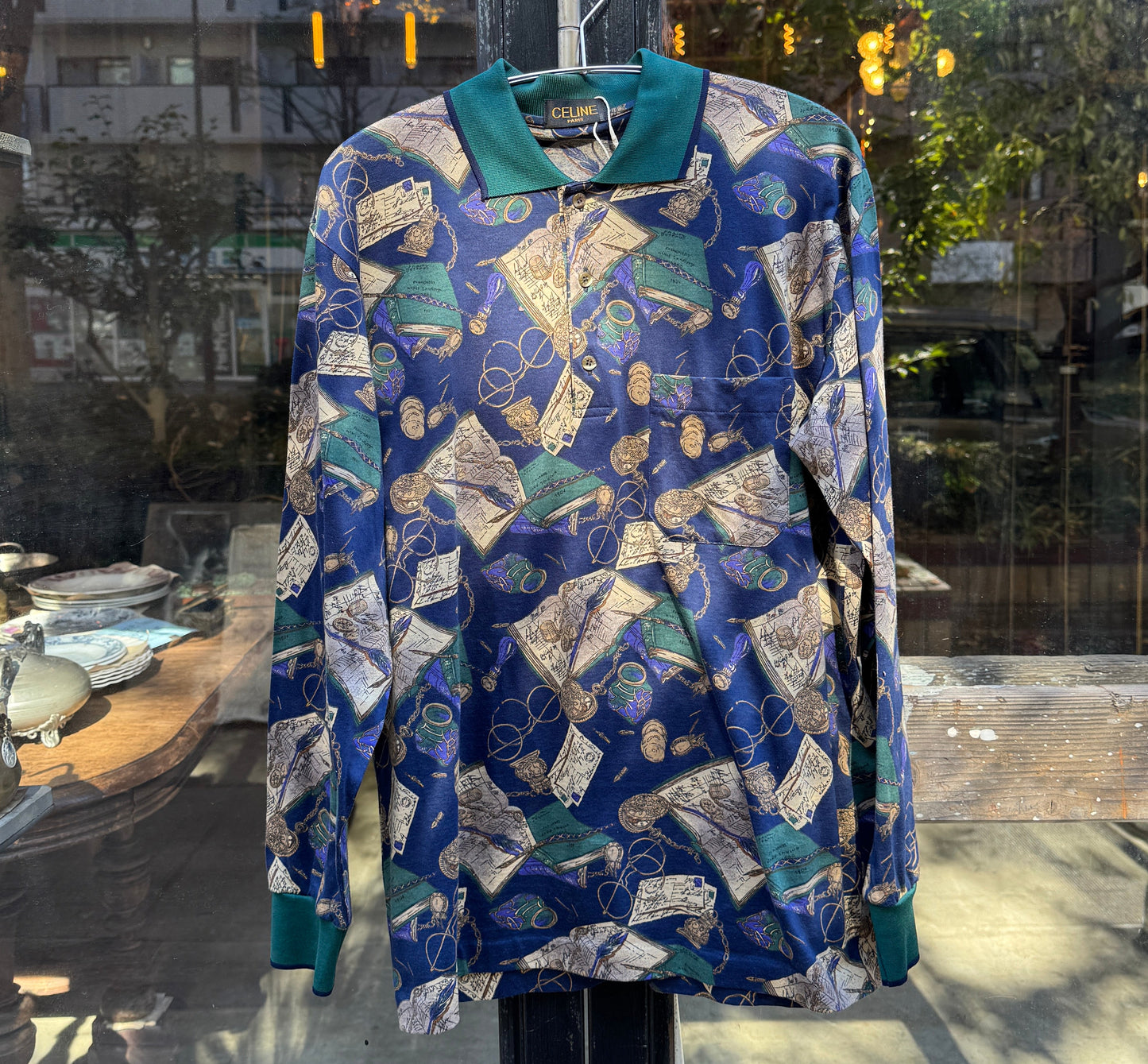 CELINE / Books Print Shirts｛R-01007｝