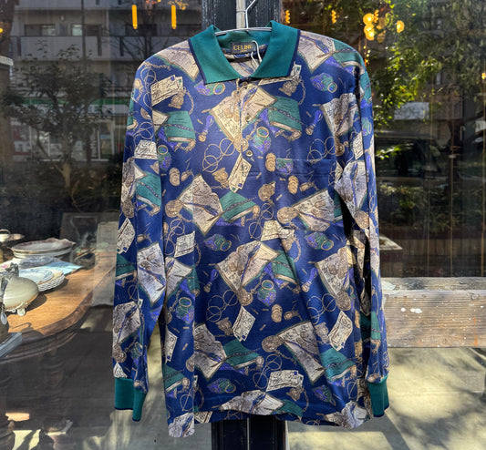 CELINE / Books Print Shirts｛R-01007｝