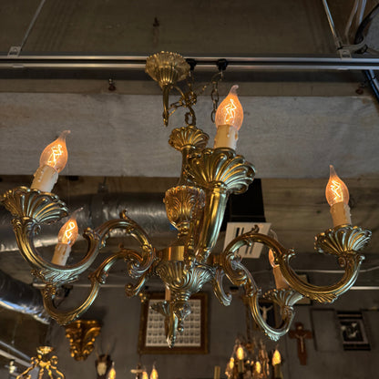 Brass Chandelier（6灯）｛R-00408｝