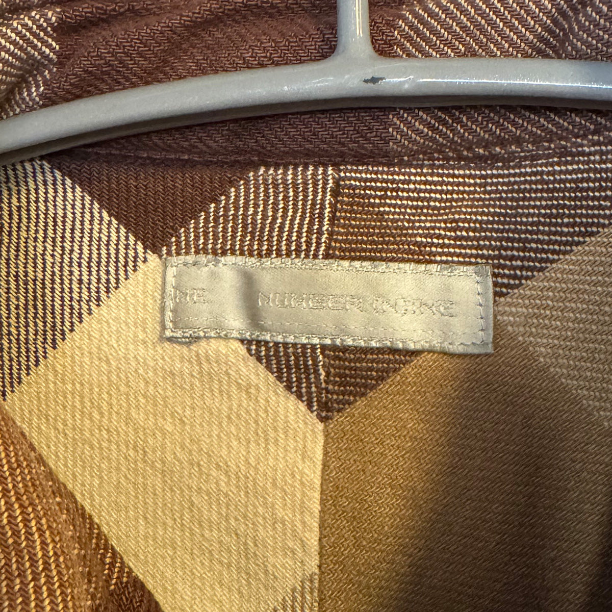 NUMBER (N)INE / ブロックチェックシャツ｛F-00820｝