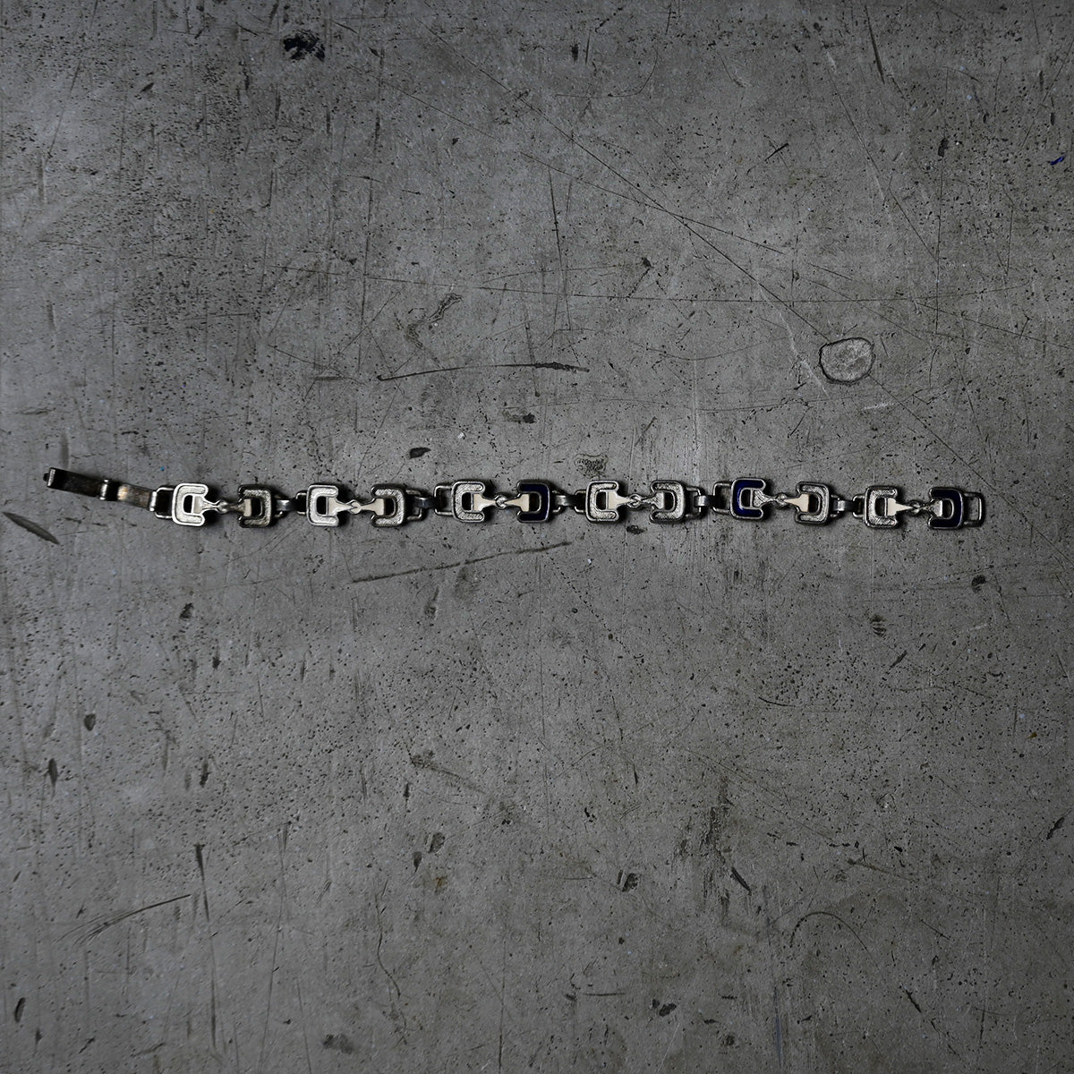 Vintage Geometric Link Bracelet {R-00921｝