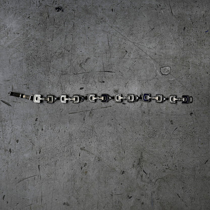 Vintage Geometric Link Bracelet {R-00921｝