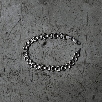 Vintage Bold Link Bracelet{R-00925}