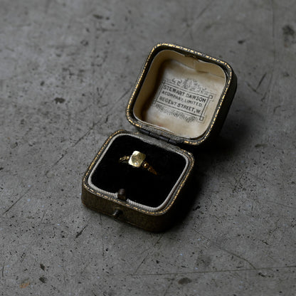 Vintage Goldignet Signature Ring{R-00960}