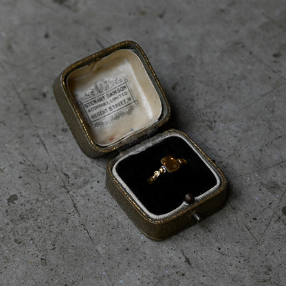 Vintage Goldignet Signature Ring{R-00960}