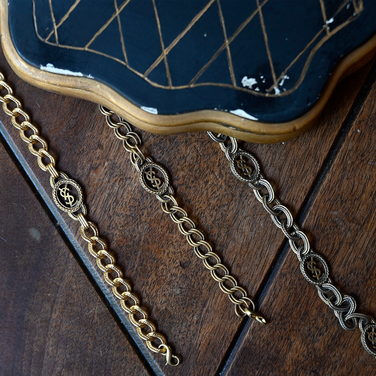 Vintage bracelet "90s YSL"｛R-00915｝