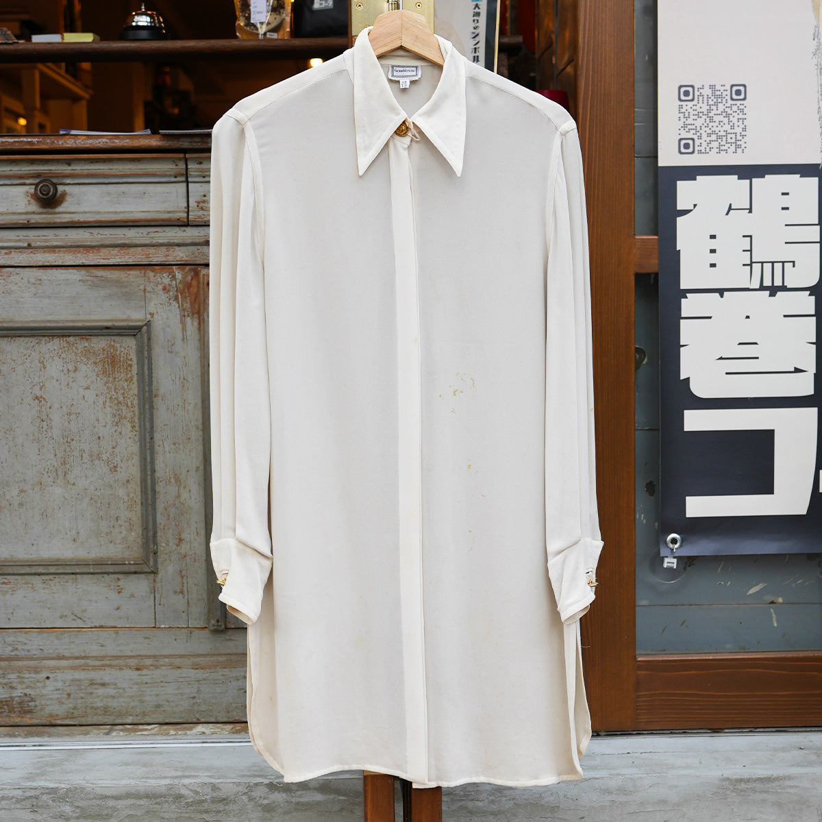 Gianni Versace / White Long Shirts｛R-01006｝