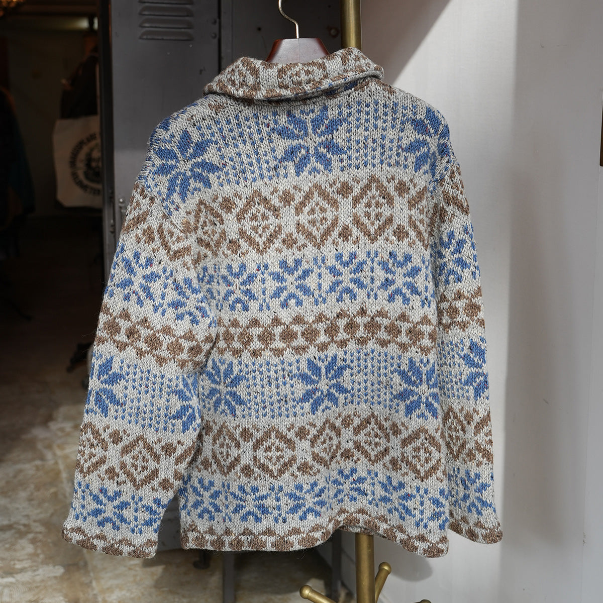 Wills & Geiger / フェアアイルノルディックニットカーディガン｛F-00806｝
