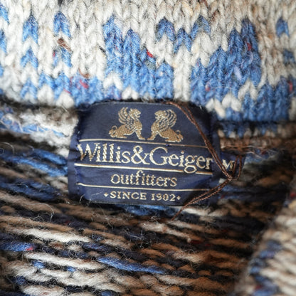 Wills & Geiger / フェアアイルノルディックニットカーディガン｛F-00806｝