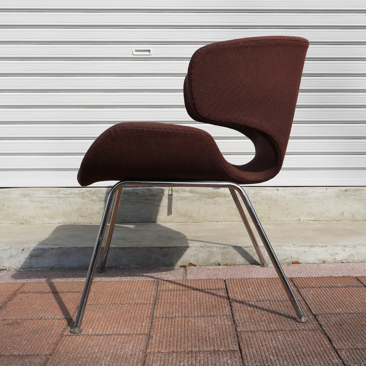 天童木工★剣持勇キャスター付きカブトチェアKABUTO chair ブラウン 天童木工 Kabuto Chiar ｛F-00201｝カブトチェア, 椅子, ヴィンテージ