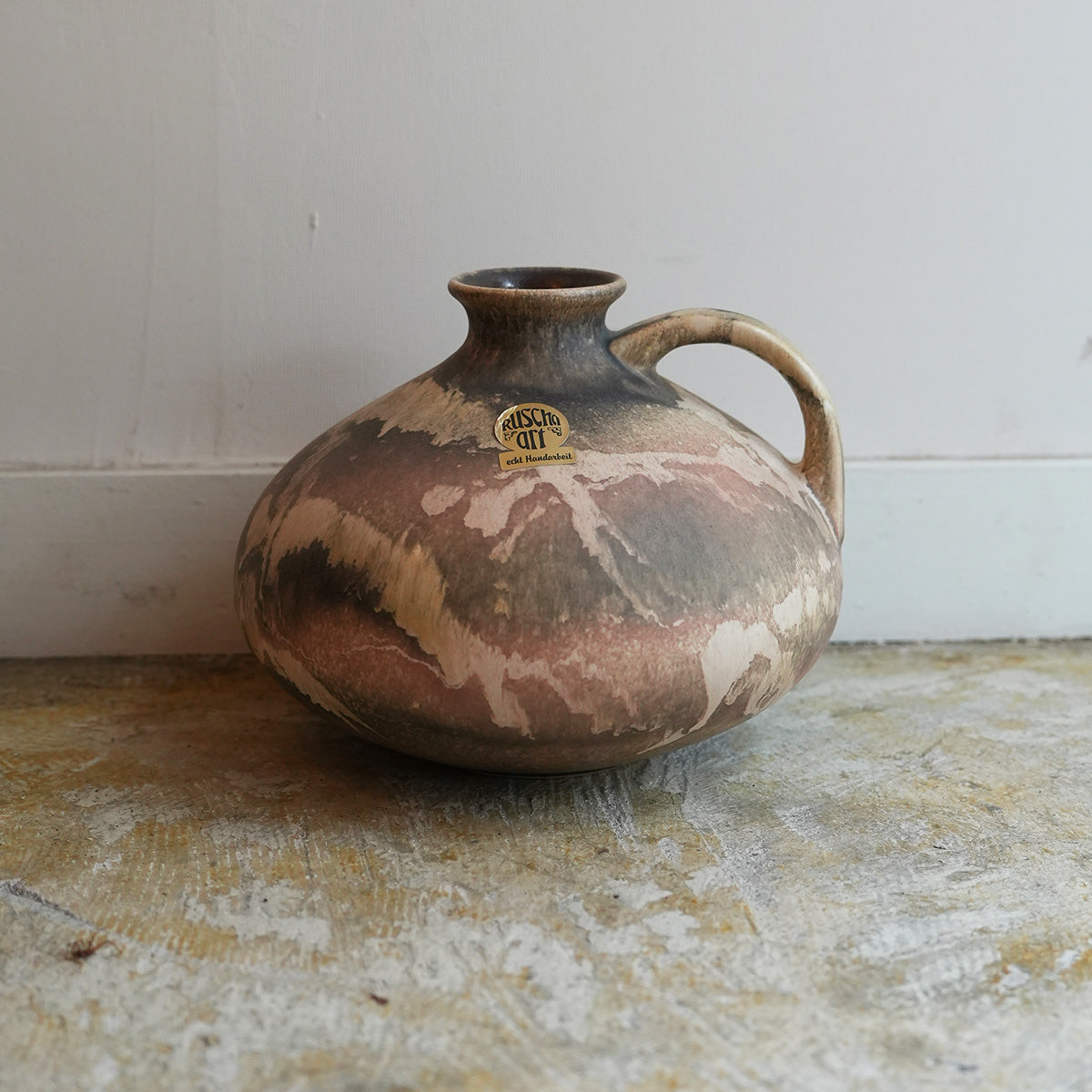 Vintage Ruscha Art Vase{RB-01307｝, 花瓶, ピッチャー, 陶器
