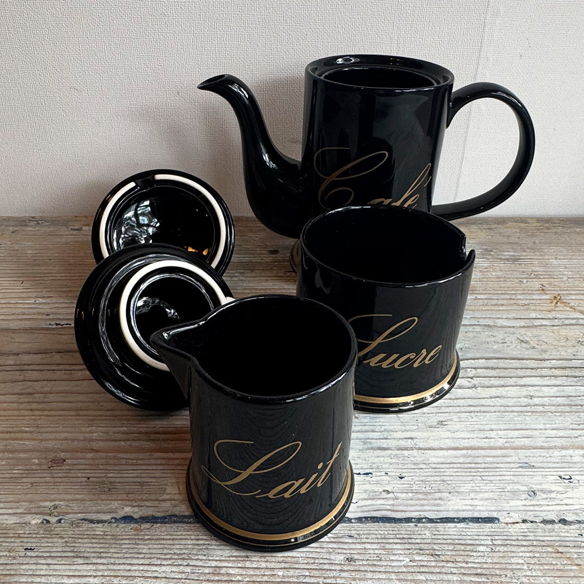 Adam & Eve アダム＆イブ / ティーポット３点セット｛F-00934｝