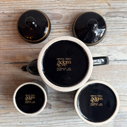 Adam & Eve アダム＆イブ / ティーポット３点セット｛F-00934｝