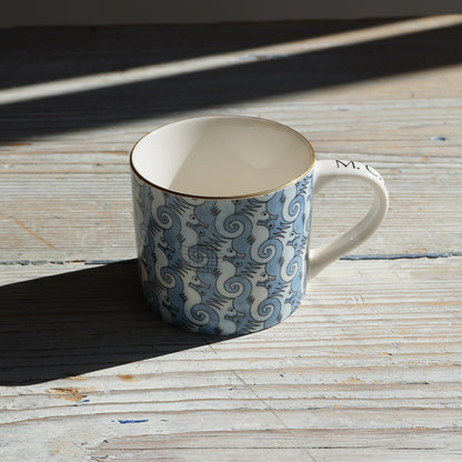 M.C.ESCHER / Cup ＆ Saucer Blue｛F-00945｝