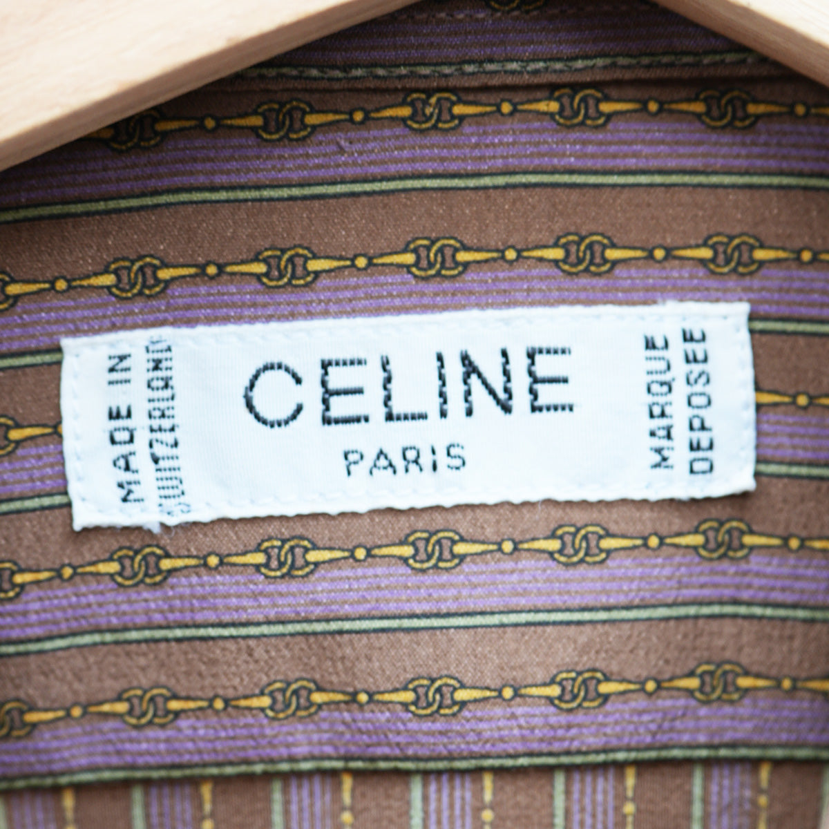 CELINE / Chain Print Shirts｛R-01008｝