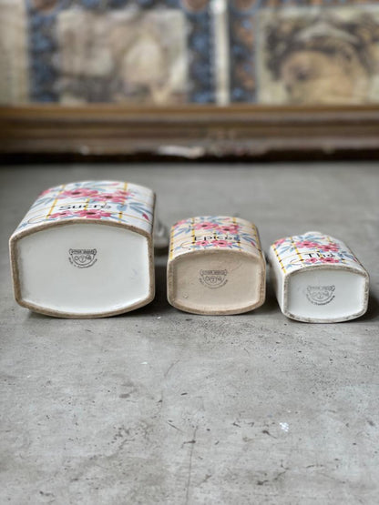Antique Canister Set｛ F-00907}