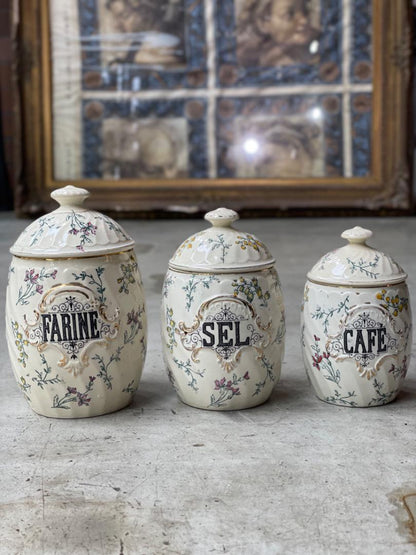 Antique Canister Set｛ F-00908}