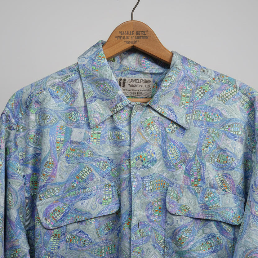 Paisley Long Sleeve Shirt｛F-00849｝