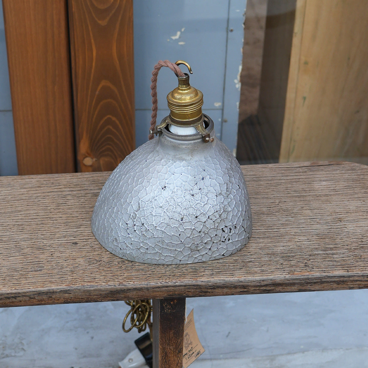 Mercury Glass Pendant Lamp small｛F-00421｝